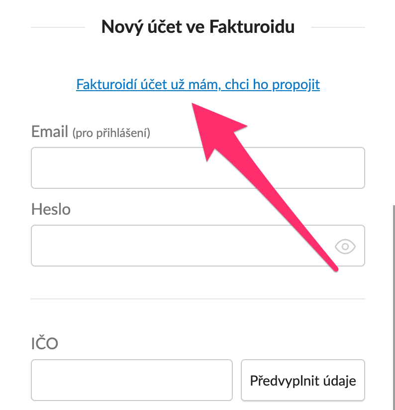 Potvrzení propojení