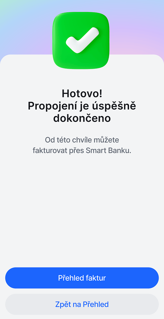 Widget Fakturoidu ve Smart Bance